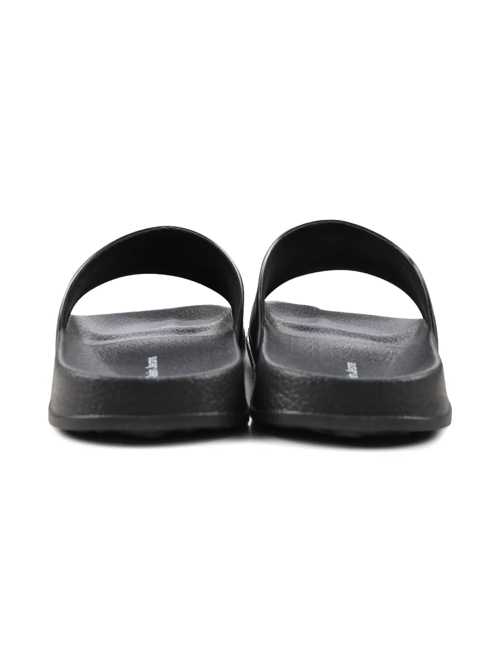 Calvin Klein Kids logo-debossed slides Black