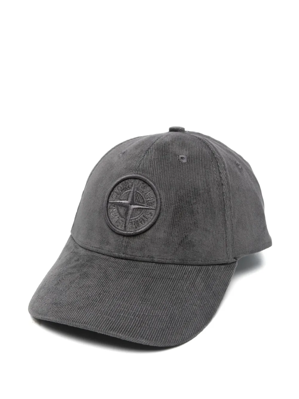 STONE ISLAND COTTON MICRO-CORDUROY BASEBALL CAP
