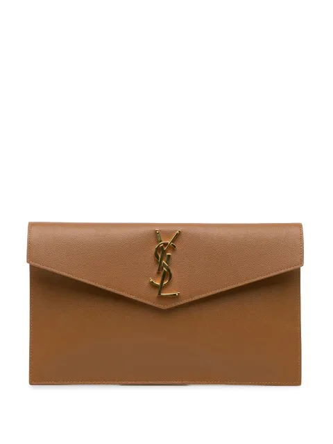 Saint Laurent Pre-Owned 2022 Grain De Poudre Uptown Pouch clutch bag
