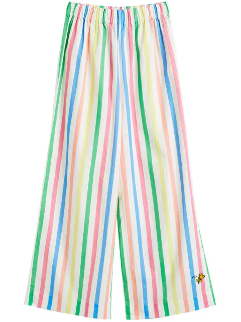 Chinti & Parker pantalones con motivo de rayas de Chinti & Parker x Snoopy