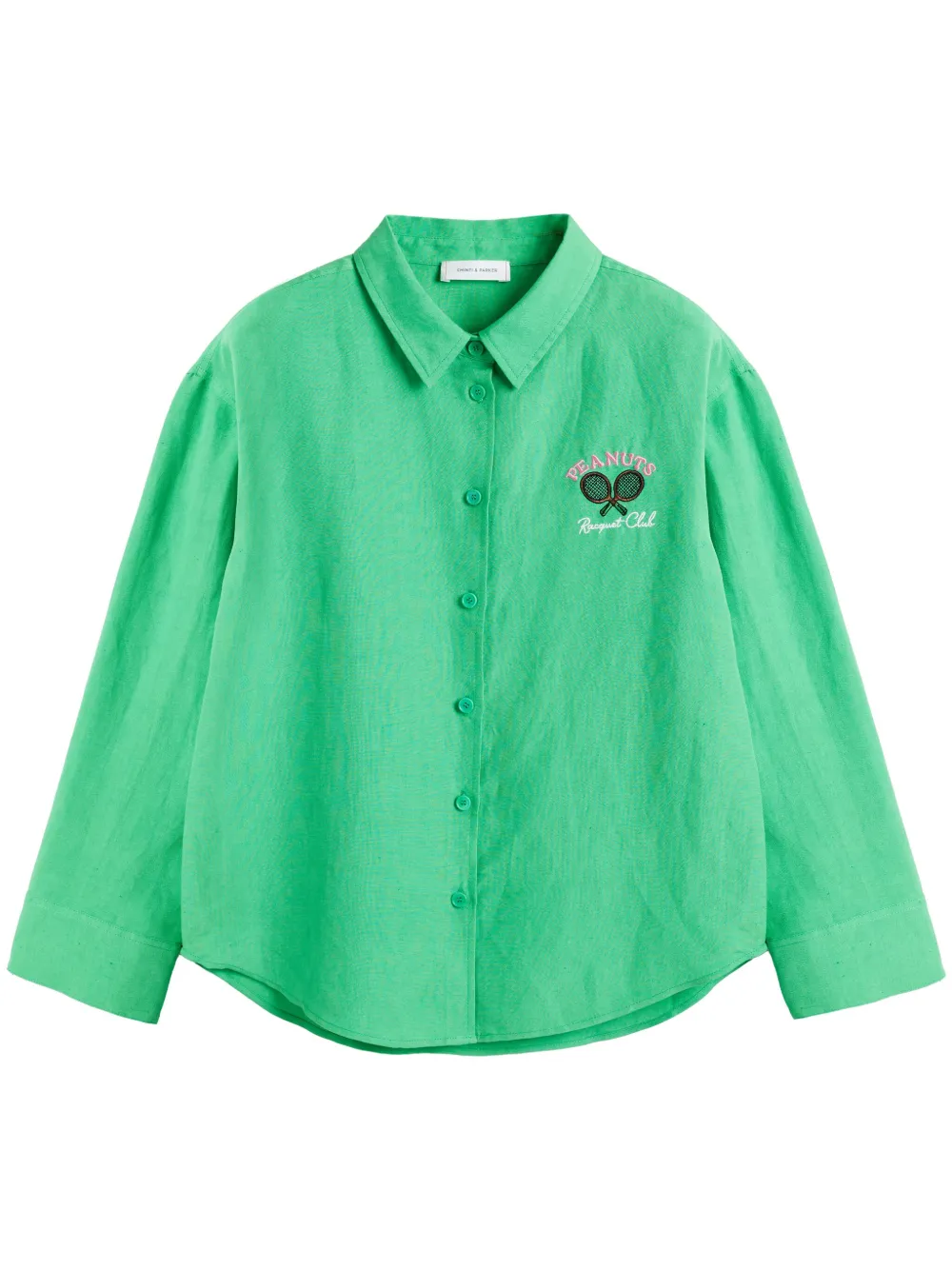 logo-print shirt