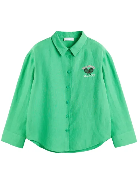 Chinti & Parker logo-print shirt
