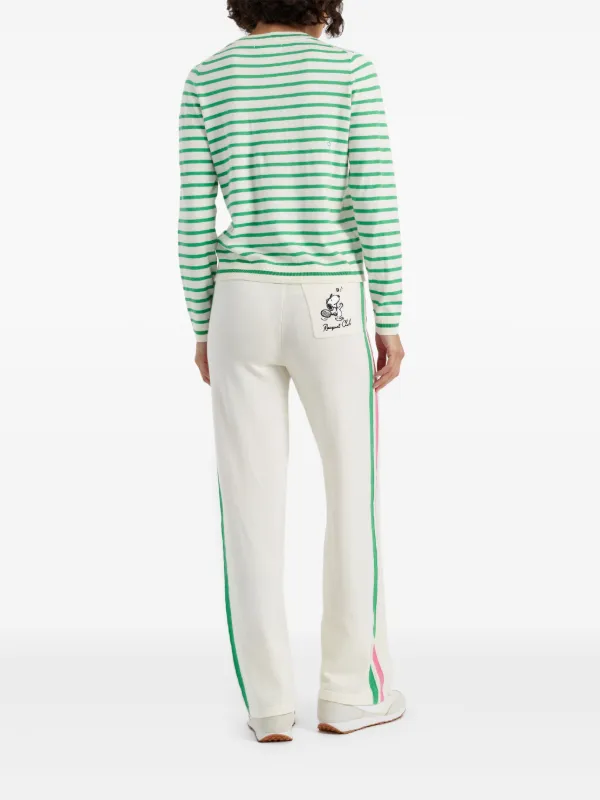 crew-neck cardigan