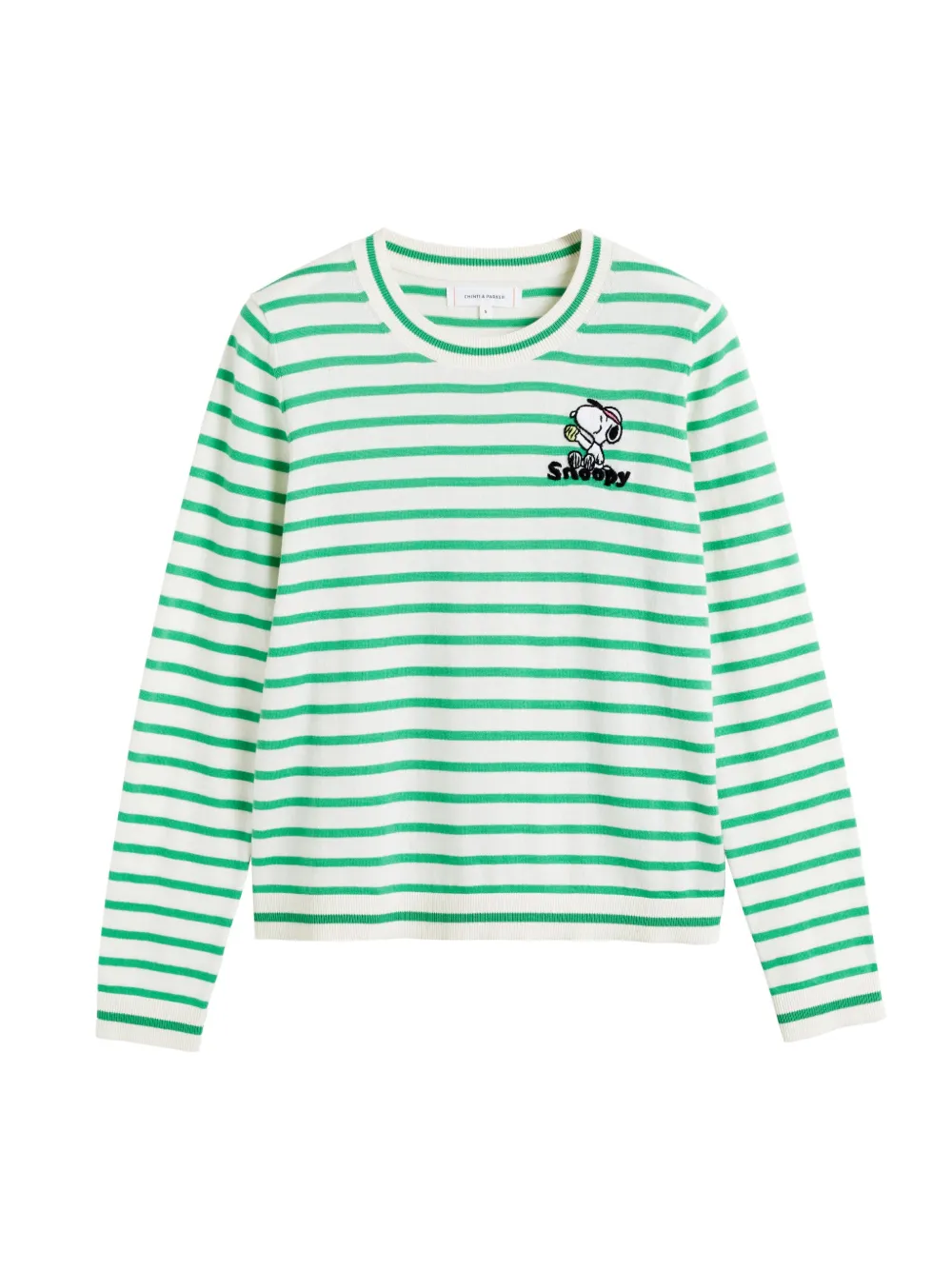 Chinti & Parker x スヌーピー ピーナッツ プルオーバー - グリーン Chinti & Parker x スヌーピー ピーナッツ プルオーバー - グリーン