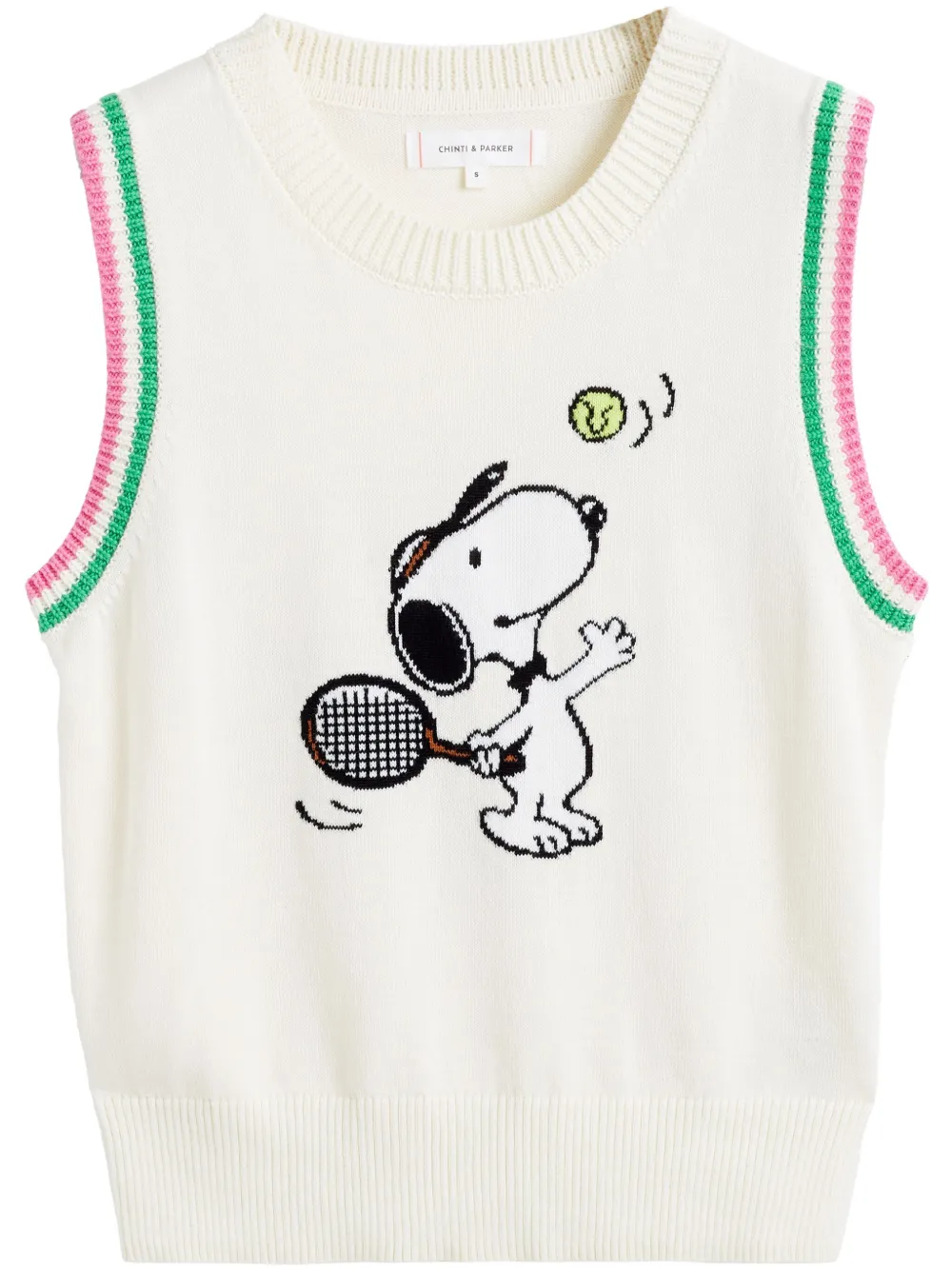 Chinti & Parker Peanuts Club タンクトップ - ニュートラル Chinti & Parker Peanuts Club タンクトップ - ニュートラル