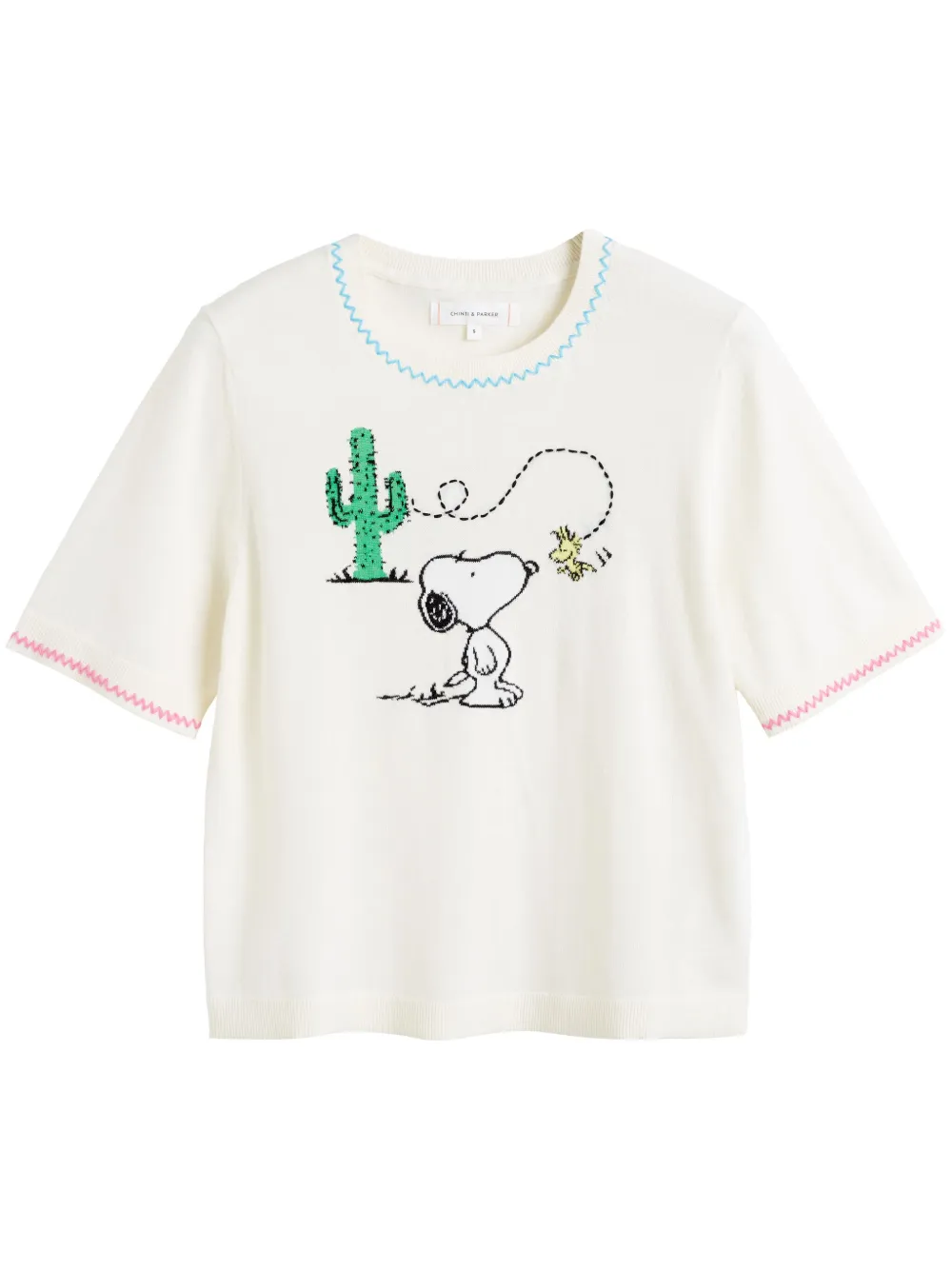 Chinti & Parker Peanuts Vacation Tシャツ - ニュートラル Chinti & Parker Peanuts Vacation Tシャツ - ニュートラル