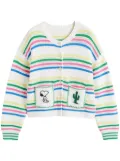 Chinti & Parker x Snoopy Peanuts Vacation cardigan - White