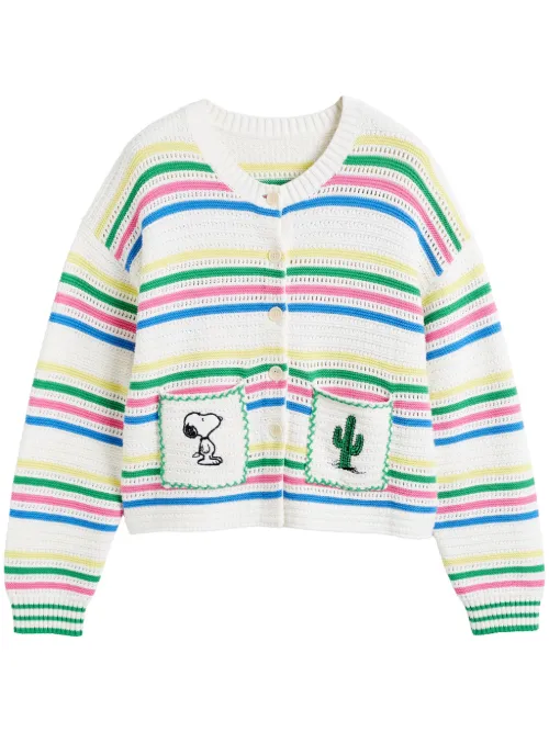 X Snoopy cardigan Peanuts Vacation - Chinti & Parker - Modalova