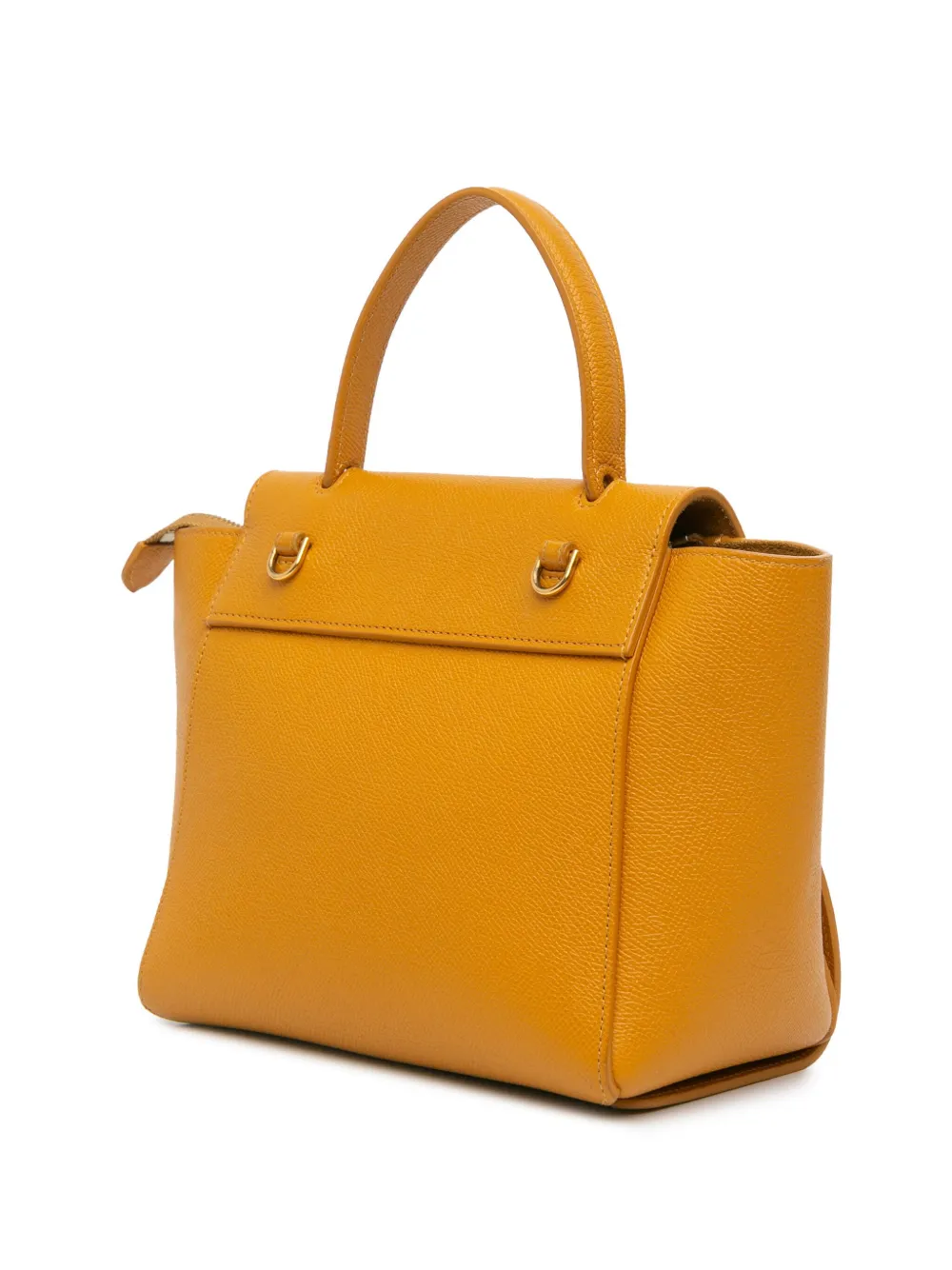 Céline Pre-Owned 2019 Nano Belt Bag boekentas van bewerkt kalfsleer - Geel