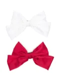 Monnalisa bow hair clips (set of two) - Red