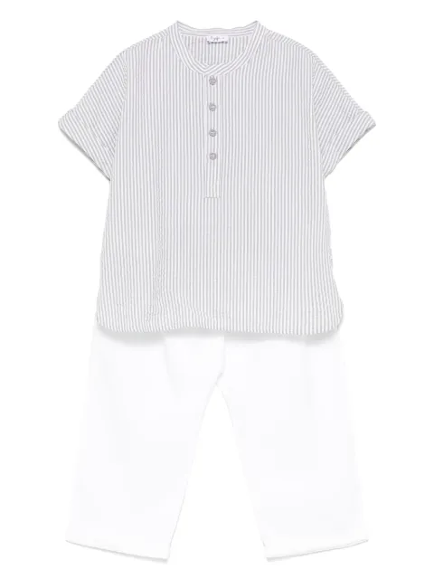 Il Gufo striped trousers set