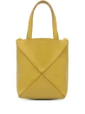 Loewe Pre-Owned 2023 Mini Leather Puzzle Fold Tote satchel - Yellow