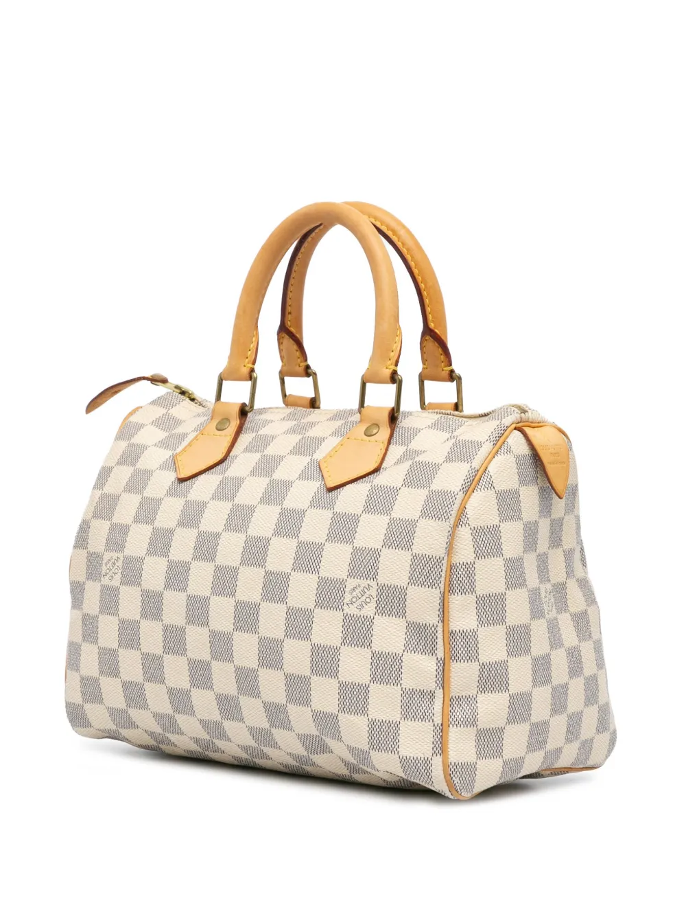 Louis Vuitton Pre-Owned 2007 Damier Azur Speedy 25 Boston tas - Wit