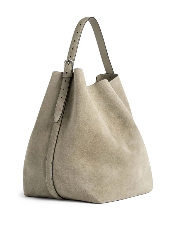 【TOTEME】Belted Open Top Tote Bag トートバッグ Belted grained-leather tote black – TOTEME