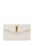 Saint Laurent Pre-Owned 2013-2024 Grain De Poudre Uptown Pouch clutch bag - White