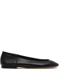 Phoebe Philo leather ballerina shoes - Black