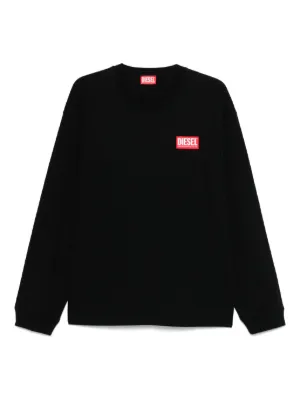 Diesel D-Ribber ロングTシャツ | ブラック | FARFETCH JP