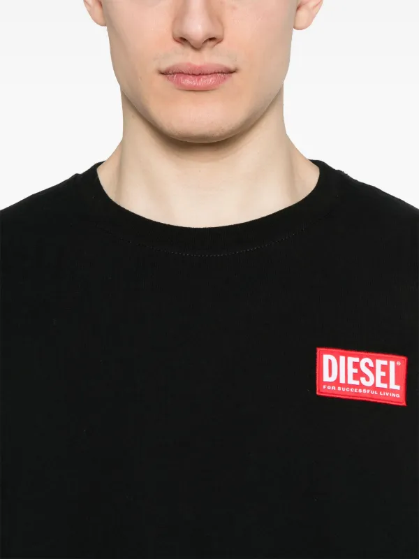 ★送関込み★ Diesel T-boxt Tシャツ Diesel T-Boxt-Div Tシャツ | ブラック | FARFETCH JP
