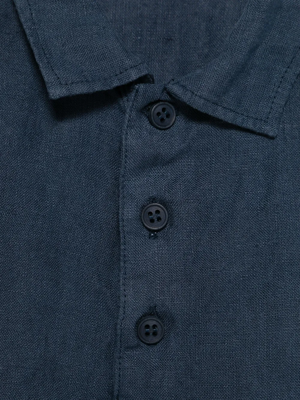 Il Gufo Linnen poloshirt Blauw