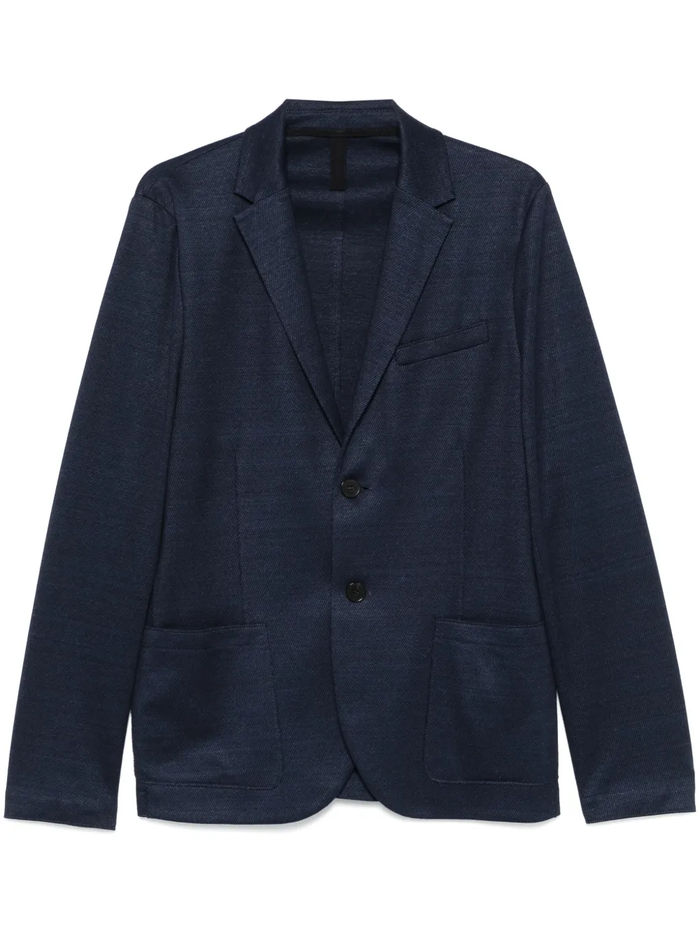 Harris Wharf London Blazer met enkele rij knopen Blauw