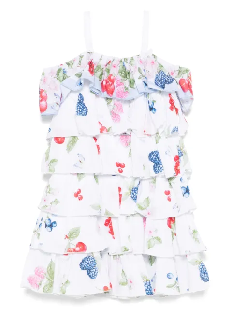 Monnalisa fruit-print dress