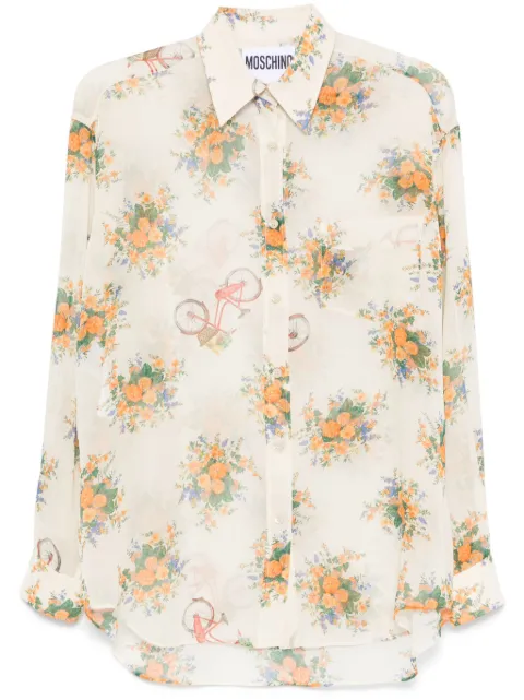 Moschino floral-print shirt