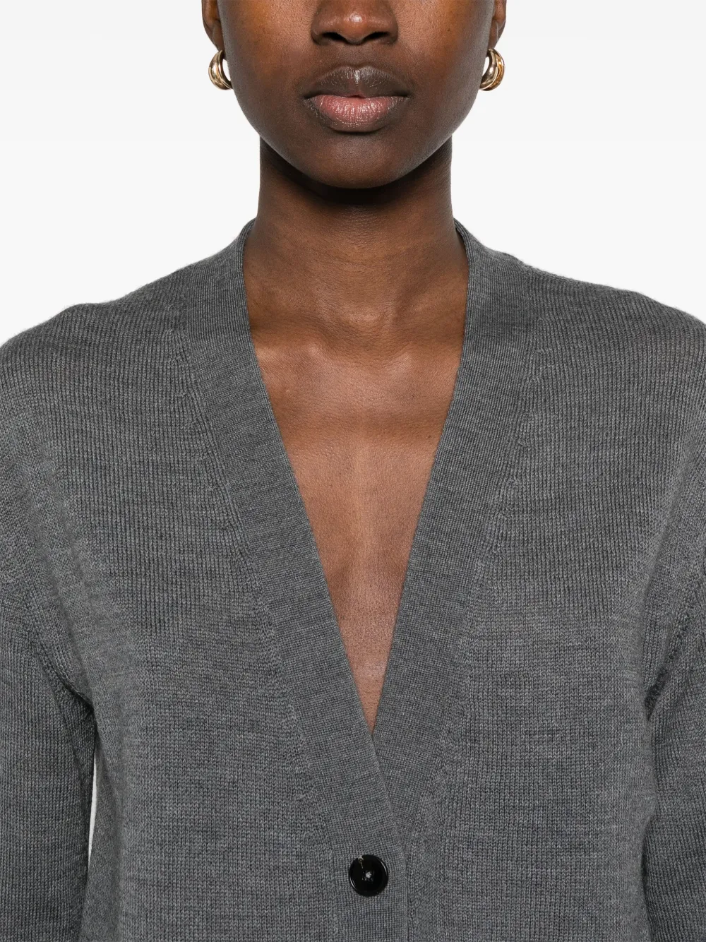 JIL SANDER+ Vest van scheerwol Grijs