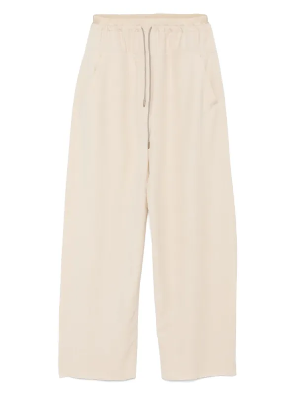 Lanvin Drawstring Trousers in Neutrals