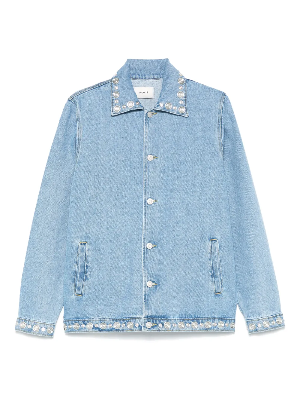 studded denim jacket