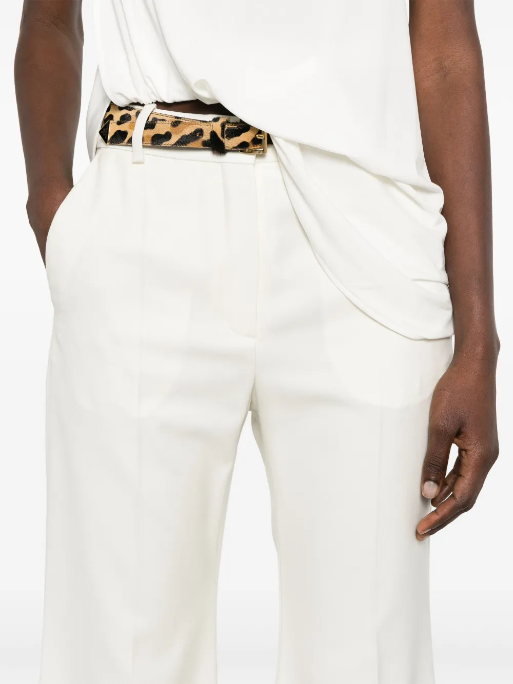 Nina Ricci Flared broek Beige