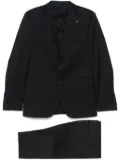 Tagliatore wool suit - Black