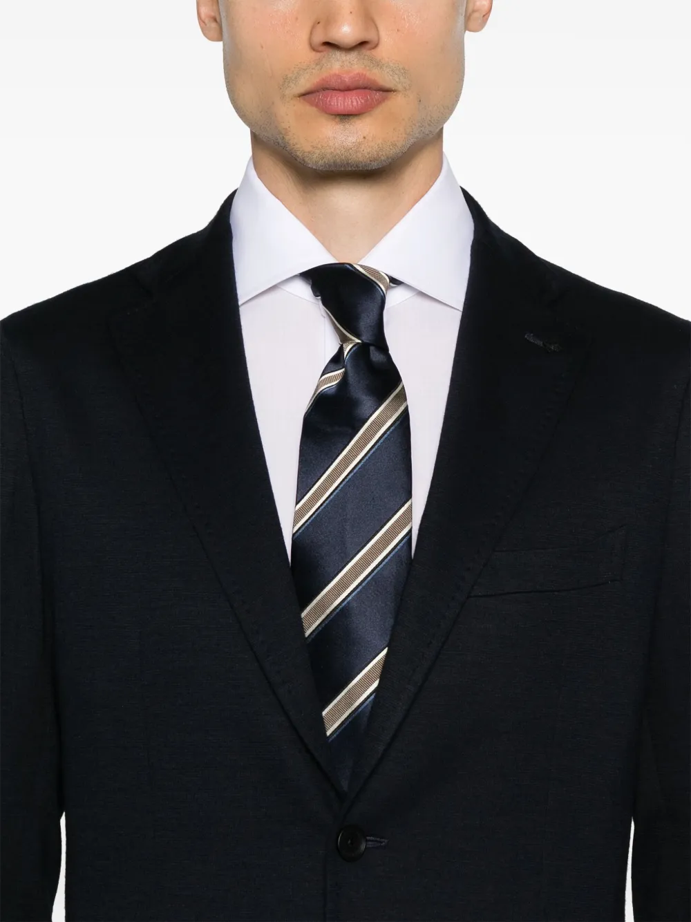 Tagliatore Blazer met enkele rij knopen Blauw