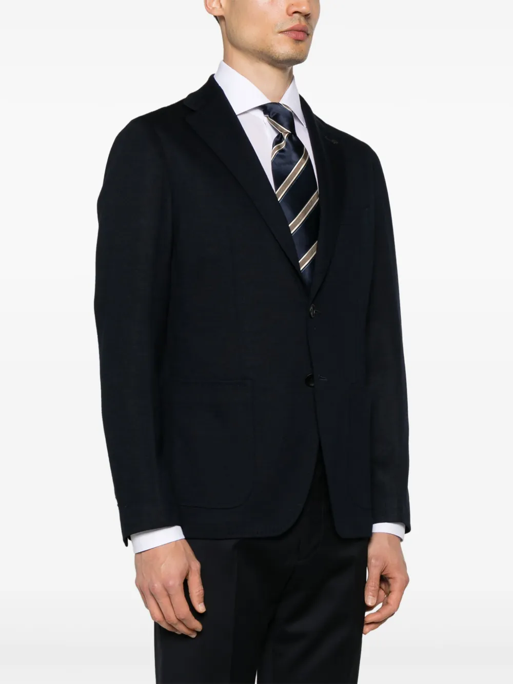 Tagliatore Blazer met enkele rij knopen Blauw