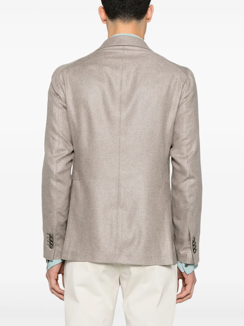 Tagliatore Blazer met enkele rij knopen Bruin
