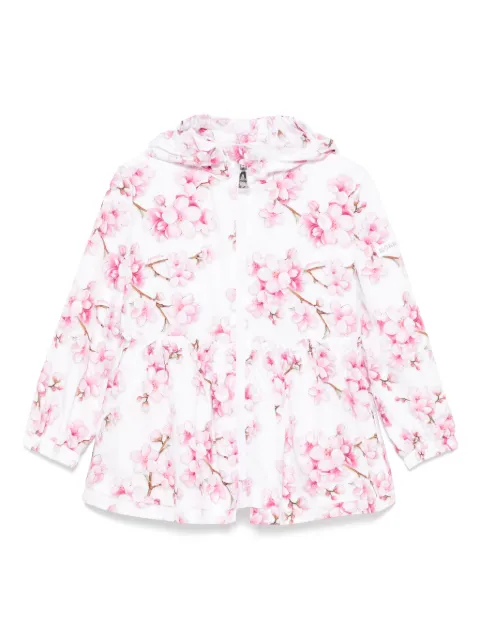 Monnalisa chamarra con estampado floral