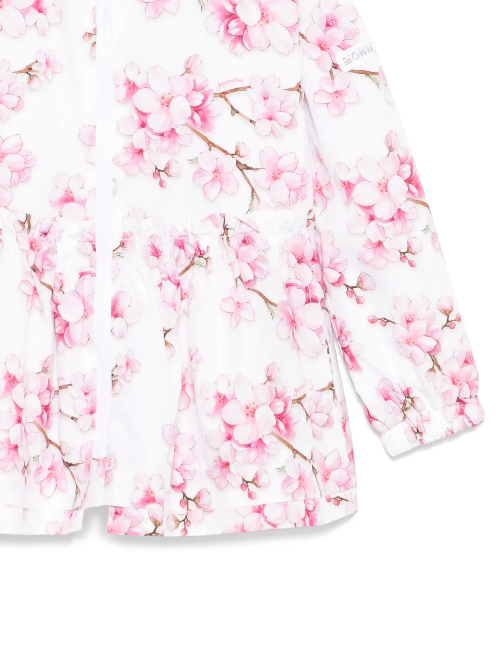 Monnalisa Jack met bloemenprint Wit