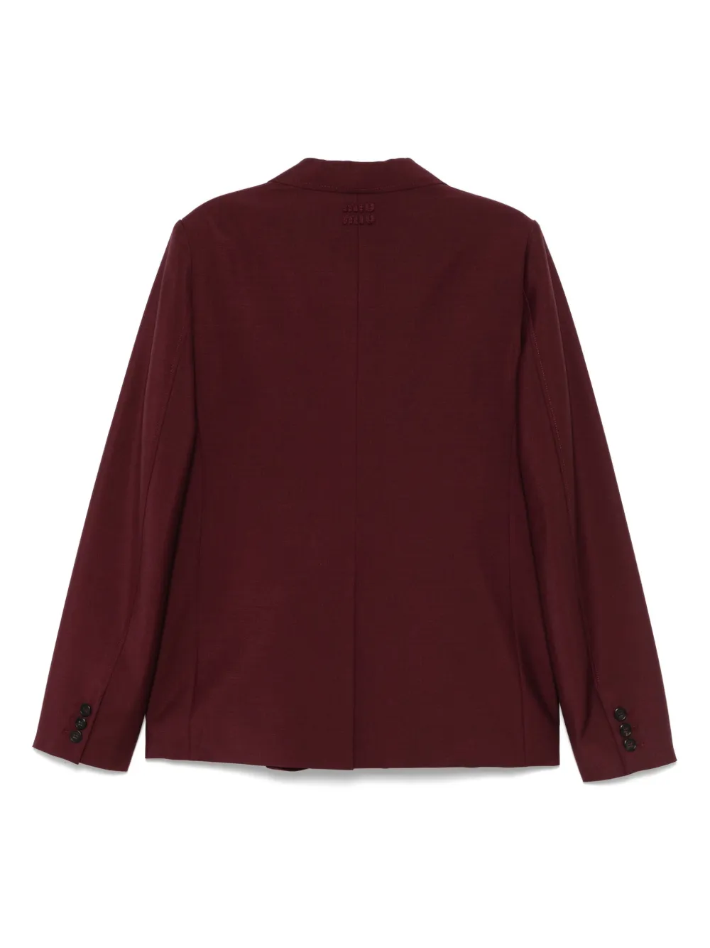 Miu Miu Blazer met enkele rij knopen - Rood