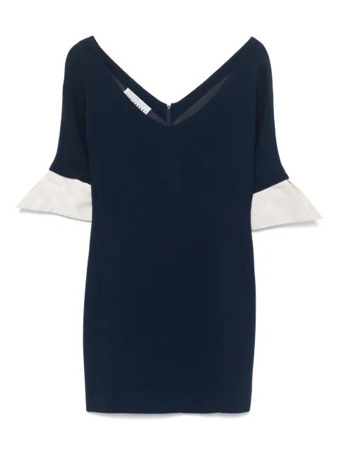 Gianfranco Ferré Pre-Owned vestido corto de seda 1990
