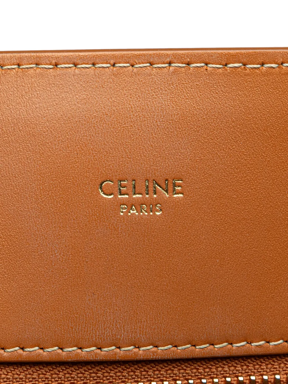 Pre-owned Celine 2020 Small Vertical Cabas Satchel In Brown
