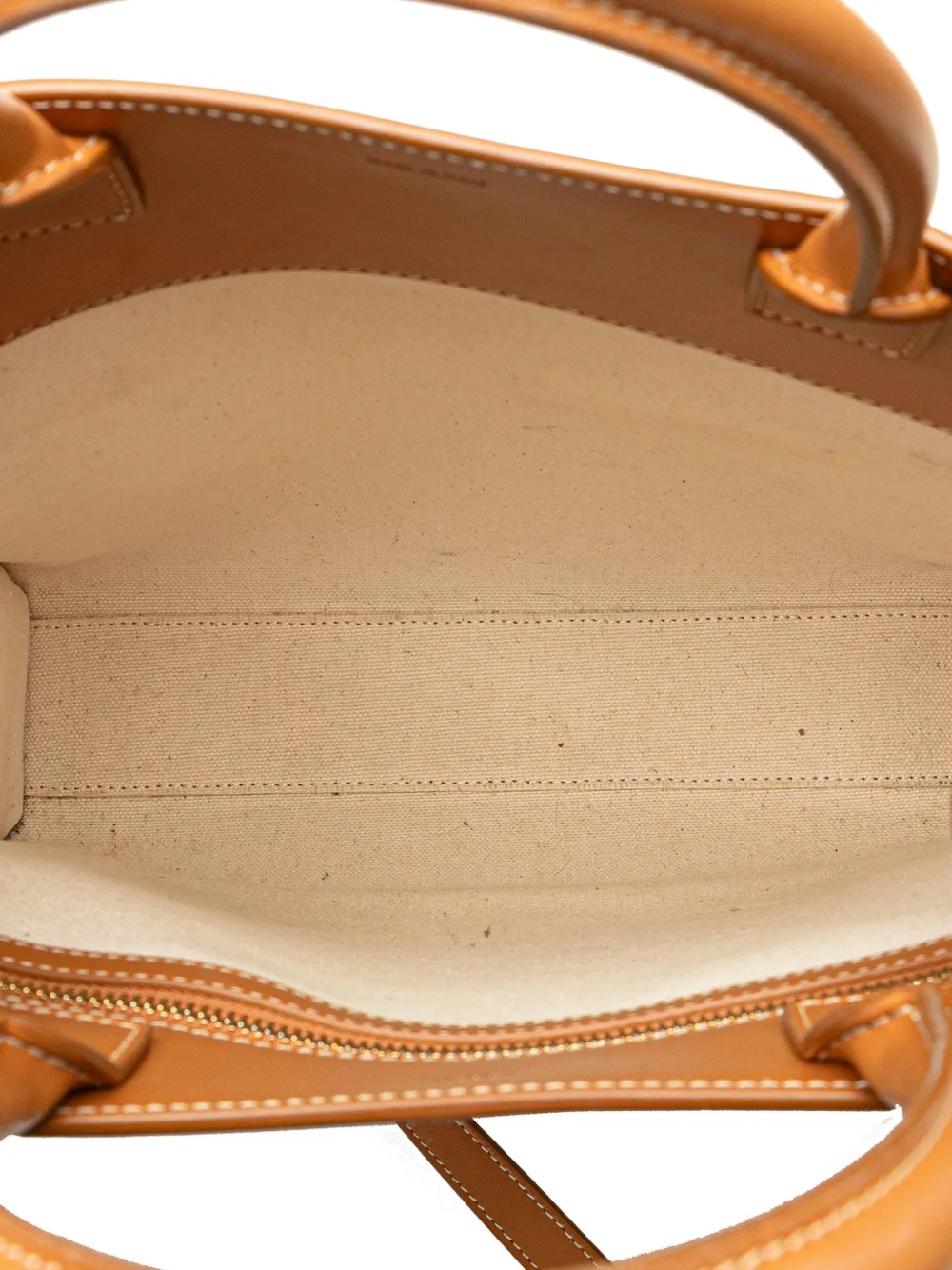 Pre-owned Celine 2020 Small Vertical Cabas Satchel In Brown