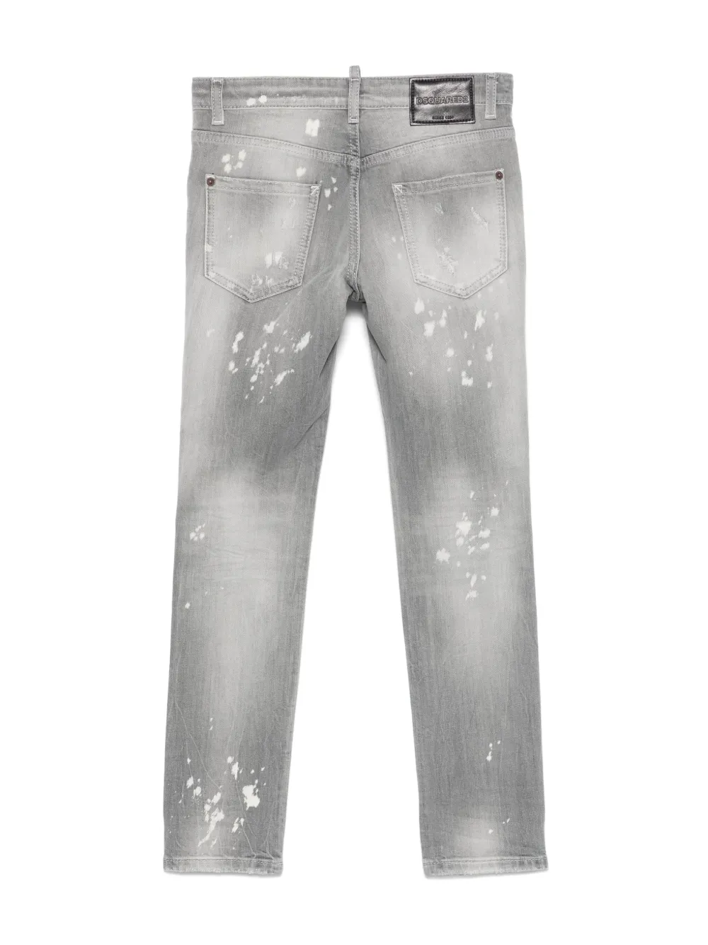 DSQUARED2 KIDS Gerafelde jeans - Grijs