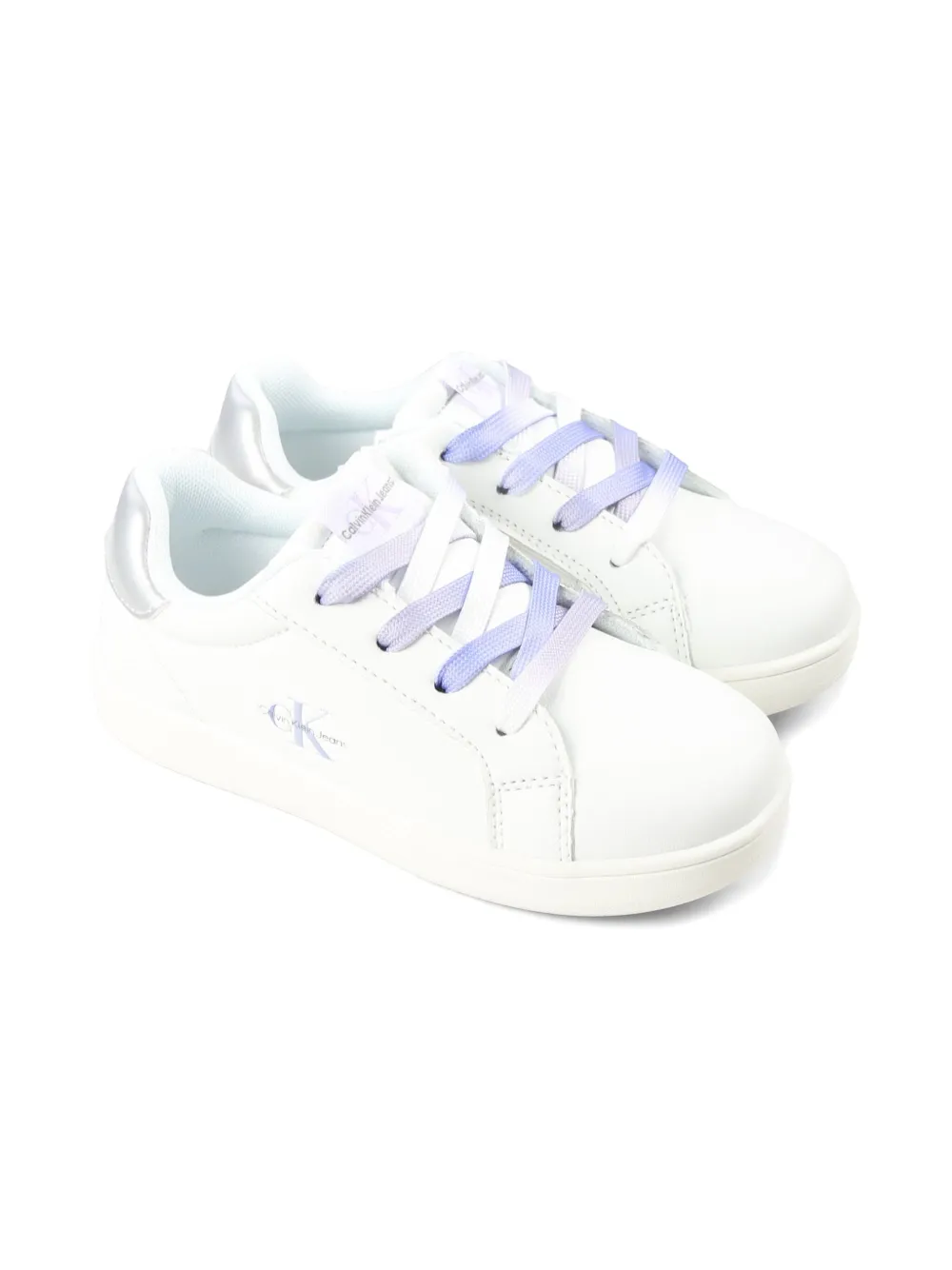 Calvin Klein Kids logo-embossed sneakers White