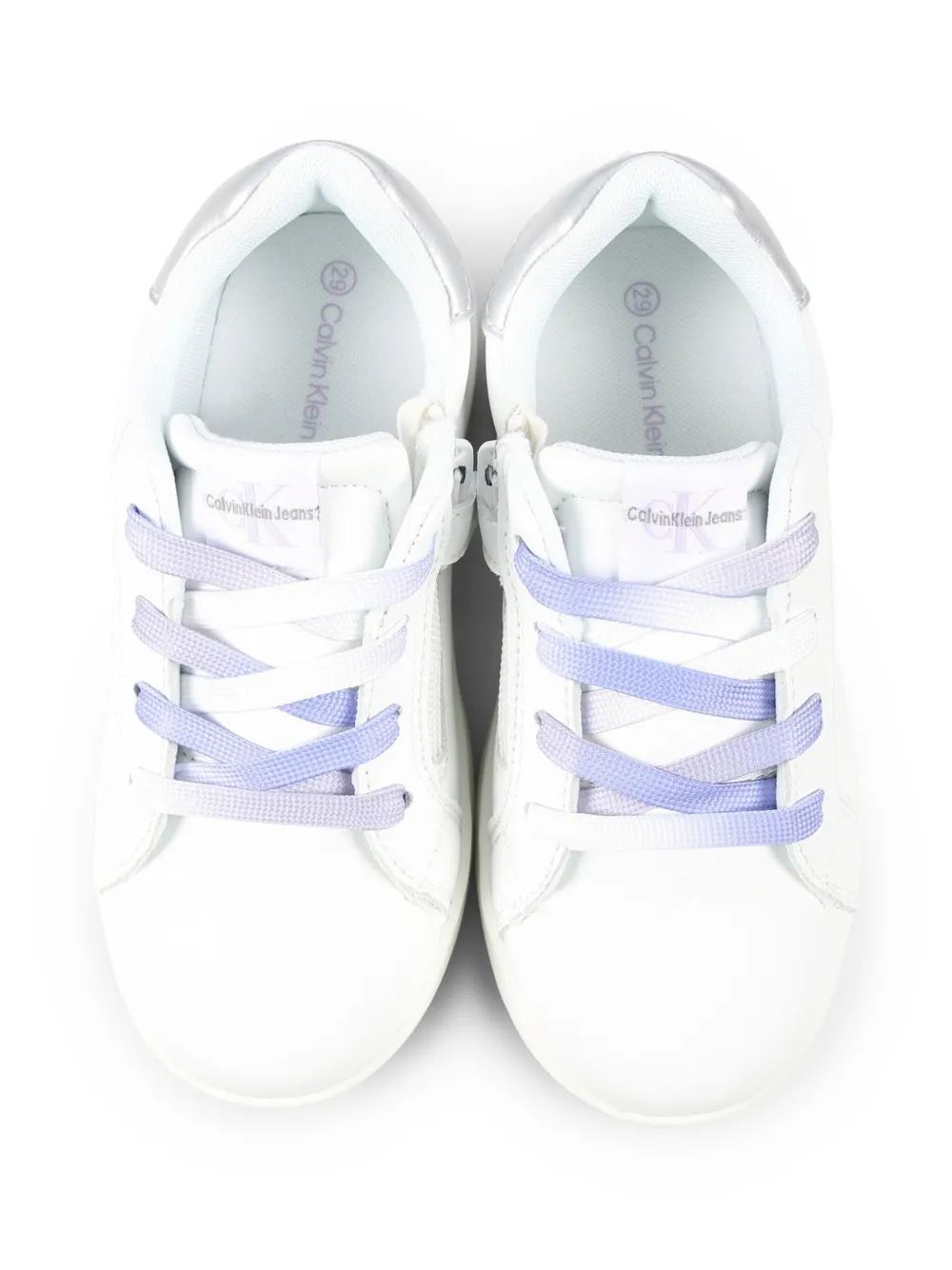 Calvin Klein Kids logo-embossed sneakers White