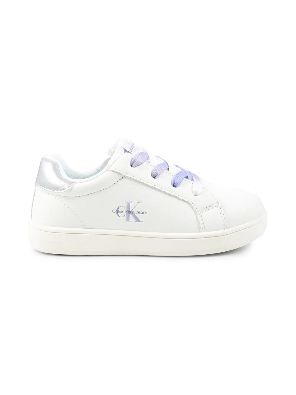 Calvin Klein Kids logo-embossed sneakers White