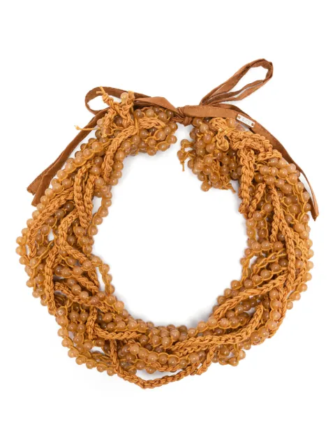 Alysi collar con cuentas de crochet