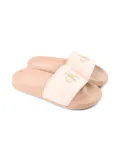 Calvin Klein Kids logo-embossed slides - Pink