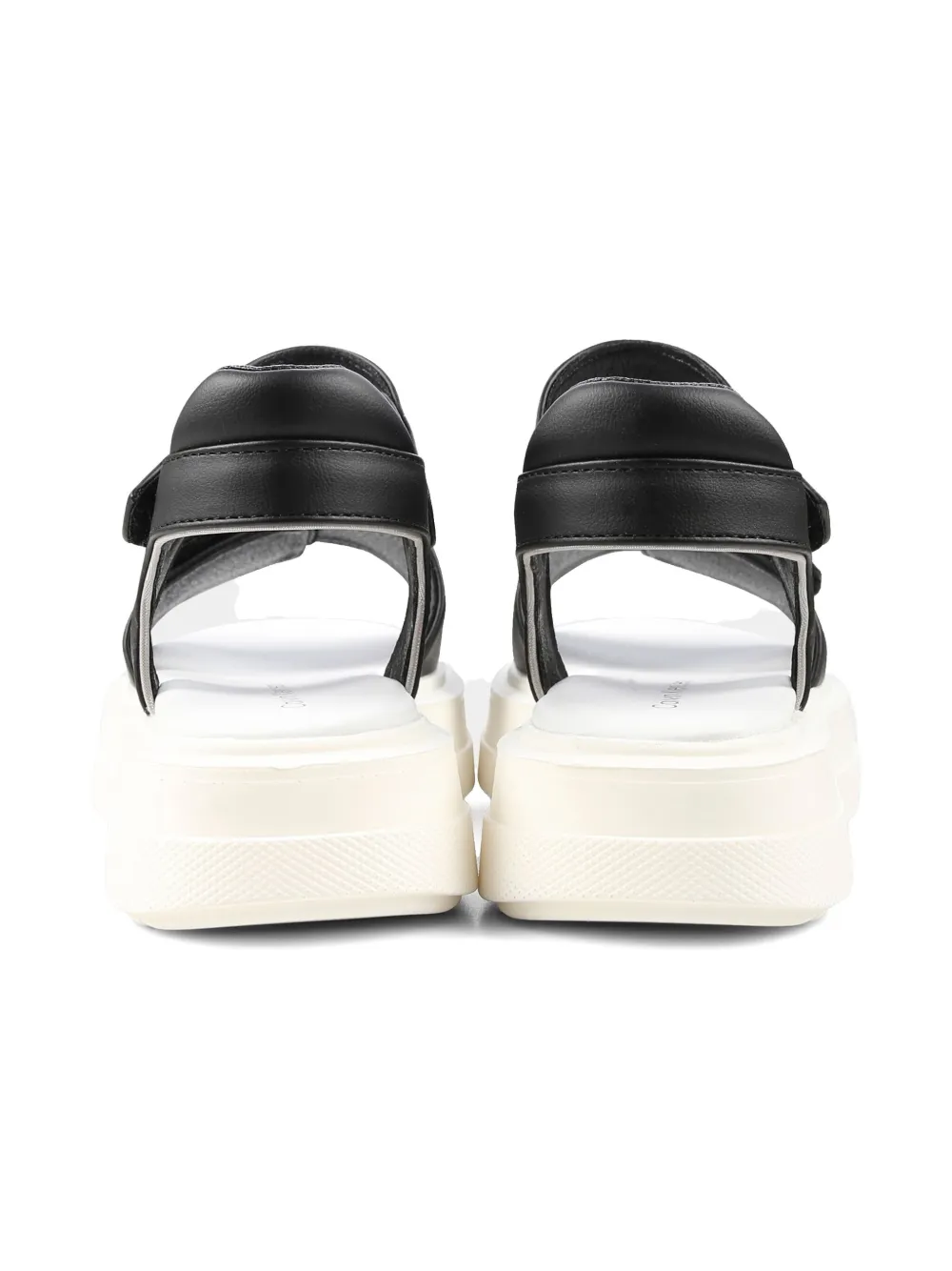 Calvin Klein Kids logo-embossed sandals Black