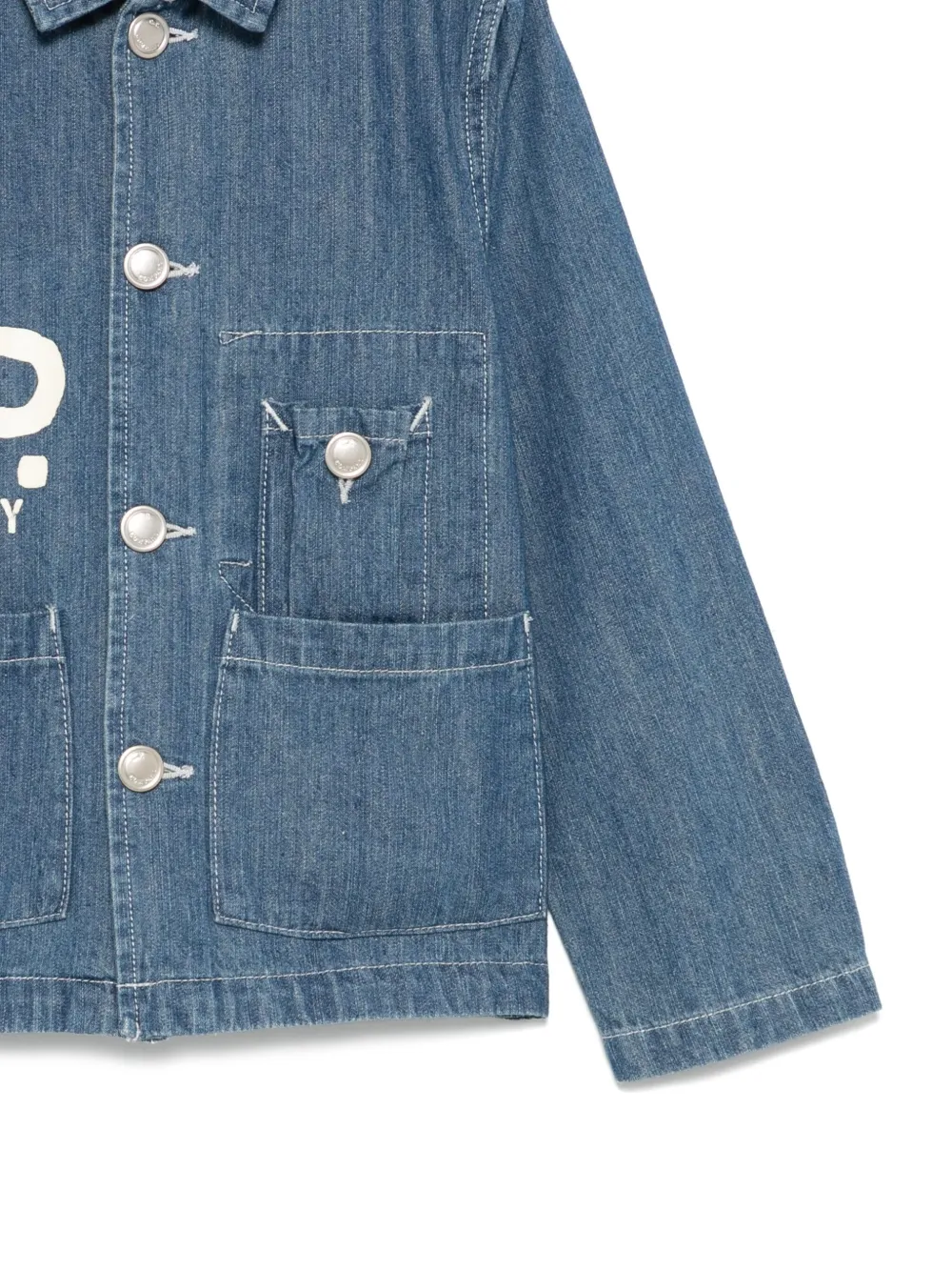 C.P. Company Kids Jack met logoprint Blauw