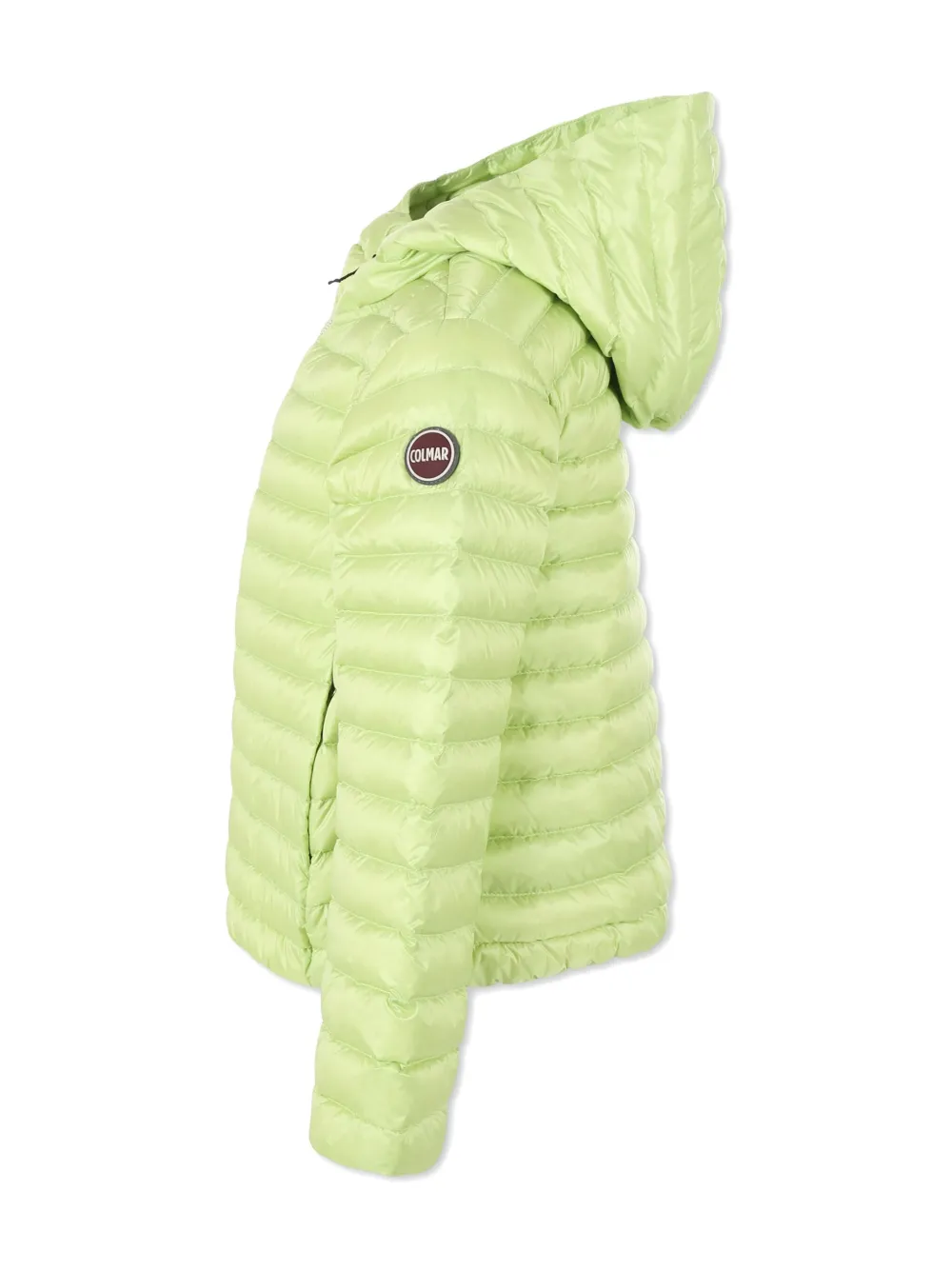 Shop Colmar Logo-patch Quilted Jacket In Green