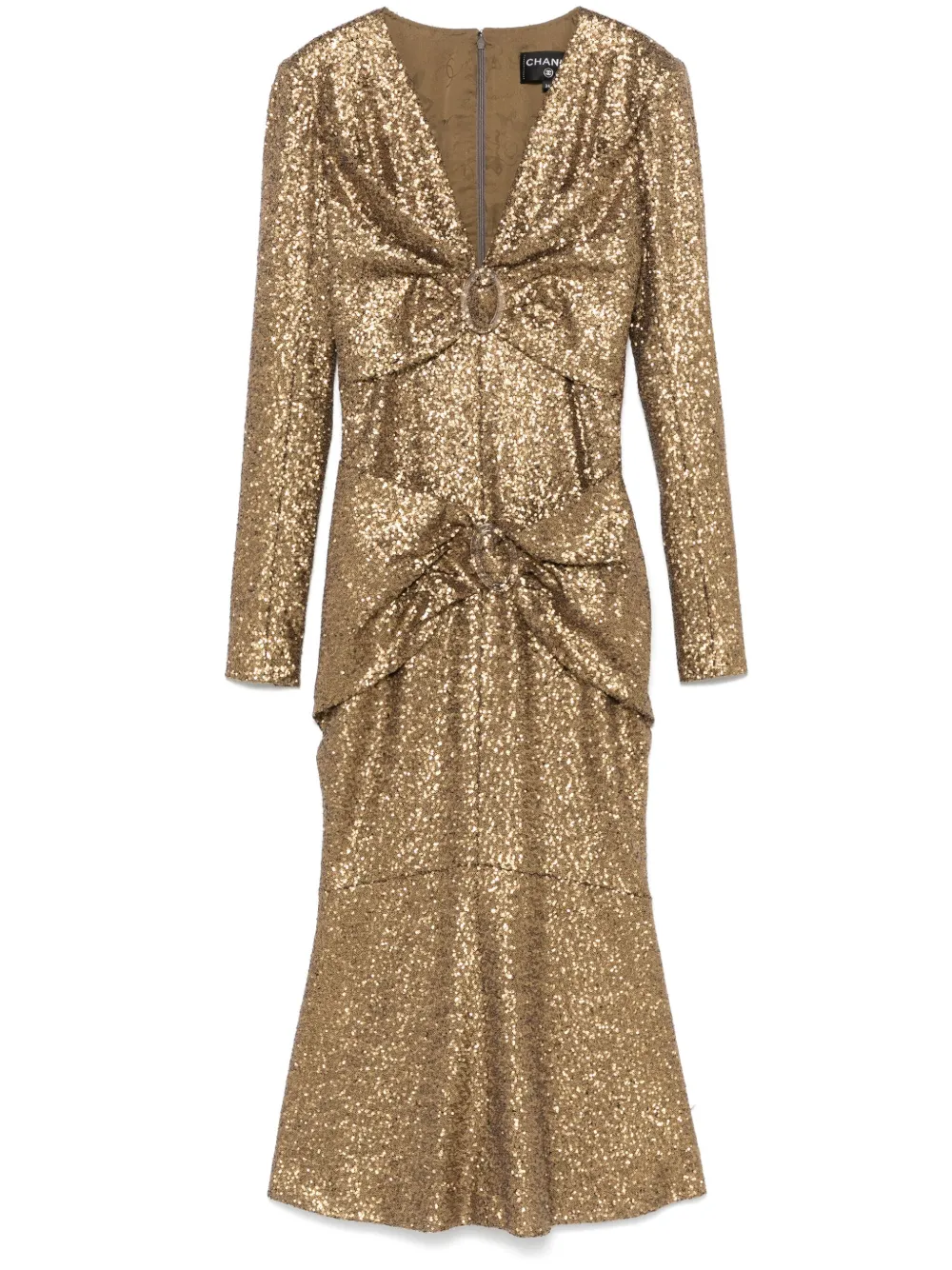 CHANEL Pre-Owned فستان 'ريتز' 2017 | ذهبي | Image 1